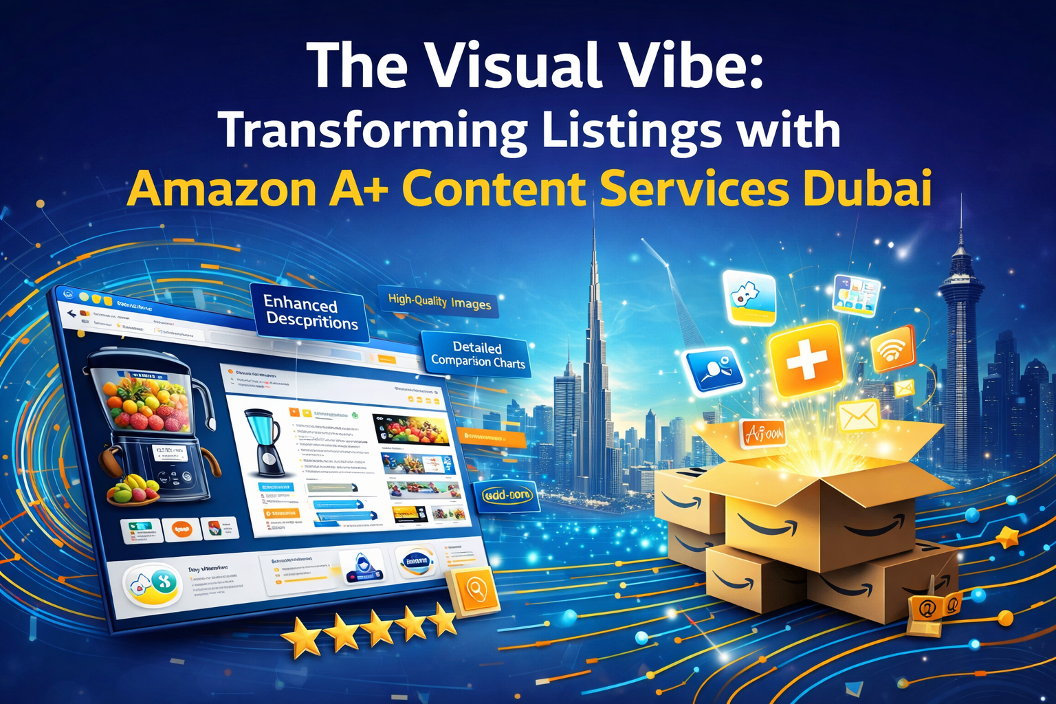 The Visual Vibe: Transforming Listings with Amazon A+ Content Services Dubai